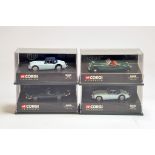 Corgi Classics Diecast Cars including MGA Soft Top x 2, Jaguar XK120, Jaguar E Type. M in Boxes. (