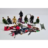 Action Man (Palitoy) Action Force Action Figure Group including various issues plus guns /