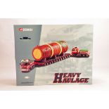 Corgi Heavy Haulage Diecast Commercial Issue No. CC12403 Volvo FH with Tractomas Bogie and Load etc.