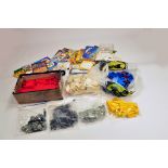 Classic Retro Lego Space Series comprising spare bricks and accessories plus leaflets. (qty)