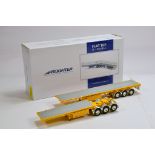 Drake Collectables (WSI) 1/50 Freightliner Flat Top B - Double Trailer. Yellow. E to NM