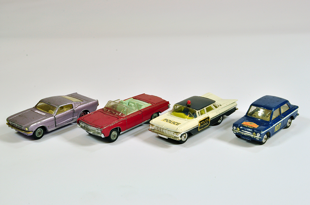 Group of of unboxed Corgi Cars / vehicles. Generally G to E. (4)