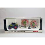 Universal Hobbies 1/32 Claas Ares 657 Tractor with Liner 3000 Rake. M in Box.