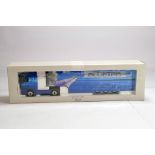 NZG No. 536 1/43 scale Mercedes Actros Truck and Trailer. BlueTec. M in Box.