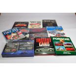 Assortment of various reference and guide books on motorsport and automobilia. (10)