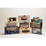 Misc group of Diecast Models comprising Corgi issues. Buses, Commercials etc. M in Boxes. (9)