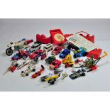 Large group of diecast vehicles comprising mainly TV Related issues such as Evel Knievel, A Team,