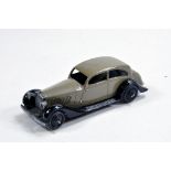 Dinky No. 30b Rolls Royce with dark grey body, black chassis and ridged hubs. A superb example is