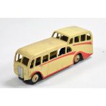 Dinky No. 29F Observation Coach in cream including ridged hubs with black smooth tyres and red