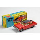 Corgi No. 263 Marlin Rambler Sports Fastback in red, with black roof and off white interior. NM to M
