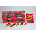 Ideal TCR group of Slot Car Racing Vehicles including Racing Tractor Truck issues and several racing
