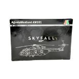 Italeri 1/72 Agusta Westland AW101 Helicopter Kit for James Bond Sky Fall. As New.