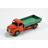 Dinky No. 30M Dodge Rear Tipping Wagon with orange cab and chassis, green back and ridged hubs