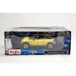 Maisto 1/18 Diecast Mini Cooper. M in Box.