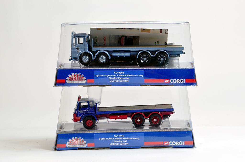 Corgi 1/50 Diecast Truck No. CC10308 Leyland 8 Wheeler (Charles Alexander) plus No. CC11415