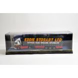 Corgi 1/50 Diecast Truck No. 75403 DAF Curtainside. Eddie Stobart. M in Perspex Display Case.