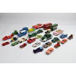 An interesting eclectic mix of diecast and plastic vehicles from various makers. Matchbox, Corgi,