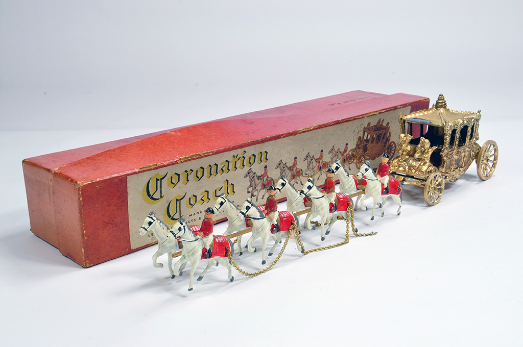 Matchbox (early) Lesney Toys large scale Coronation Coach set. Some attention required hence F to