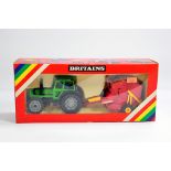 Britains Farm 1/32 No. 9608 Deutz DX92 Tractor and Baler Set. M in E Box.