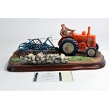 Border Fine Arts. The 111a Field Marshall Series 3 Tractor. Model Number B0918 by Modeller Ray