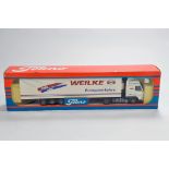 Tekno 1/50 German Truck Volvo FH12 Globetrotter with Fridge Trailer. Weikle. M in Box.