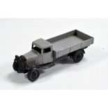 Dinky No. 25A Open Wagon with dark grey body. Black Chassis. Would benefit from a clean otherwise