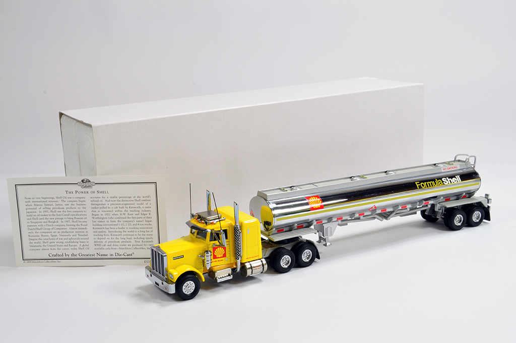 Matchbox Collectibles Diecast Truck No. KS200A Kenworth Shell Tanker. NM to M in Box.