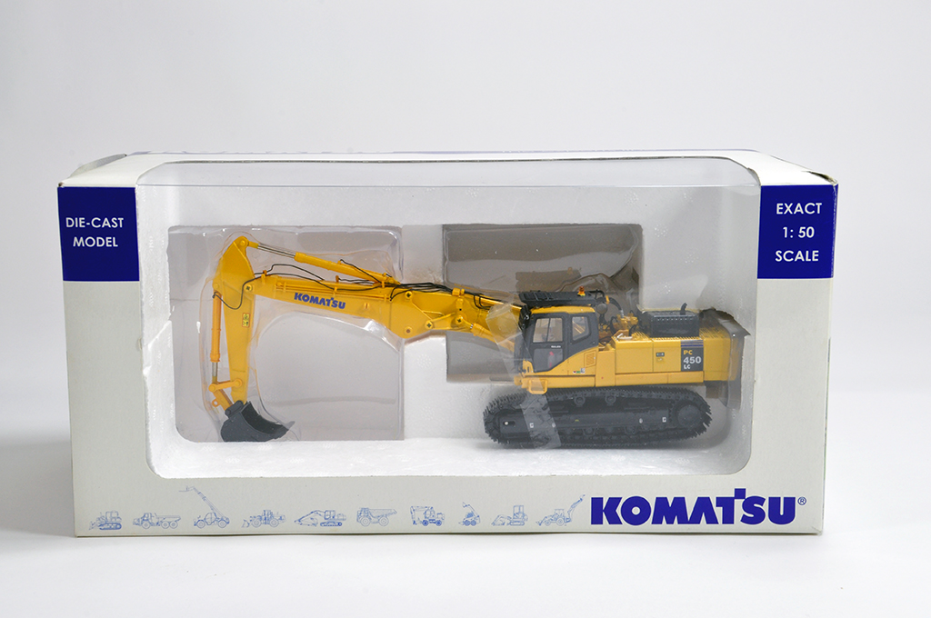 Universal Hobbies 1/50 Komatsu PC450 Tracked Excavator. NM to M in Box.