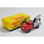 Dinky No. 430 Comma Breakdown Lorry Dinky Service with red cab and chassis, grey back and jib,