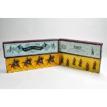 Britains No. 8854 Union Cavalry Metal Figure Set (one figure damaged) plus 8801 Essex Regiment