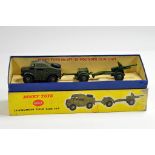 Dinky Toys No. 697 25 Pounder Field Gun Set. E to NM in F to G Box.