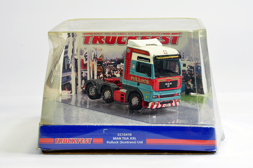 Corgi 1/50 Diecast Truck No. CC13410 MAN TGA. Pollock. Truckfest special. M in Box