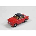 Triang Spot-On No. 131 Goggomobile Super. Red body with Black Roof. VG to E.