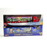 Hot Wheels Diecast Truck Duo comprising special edition Walt Disney commemorative issues. NM to M in