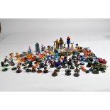 A large and interesting group of figures, mostly TV related including Star wars and many other