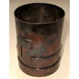 GEOFFREY CLARKE R.A. [1924-2014]. Tankard, 1969. silver, probably only 2 cast. signed GC undernath +