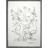 OSSIP ZADKINE [1890-1967] Daphne Treeform, 1964. Lithograph, on handmade Barcham Green Crisbrook