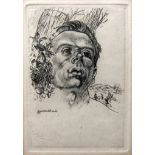 LEON UNDERWOOD [1890-1975]. St. Sebastian, 1921. etching [early state], artist's proof [very few