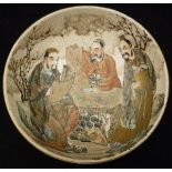 A Japanese Meiji period satsuma ware bowl,