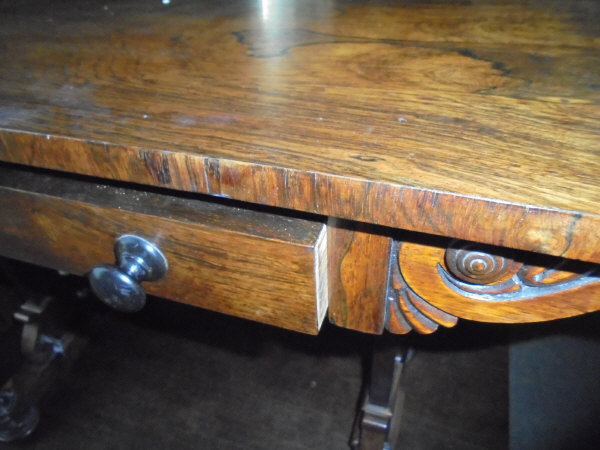 A 19th Century rosewood occasional table, - Image 3 of 8