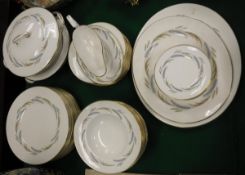 A collection of Royal Worcester "Harvest Ring" pattern part dinner wares to include tureens, plates,