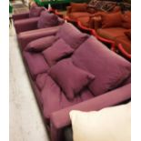 A two seat sofa,