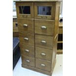 A modern Laura Ashley "The Portobello" ten drawer tall chest of drawers,