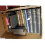 24 boxes of assorted books to include RW SYMONDS "Old English Walnut and Lacquer Furniture",