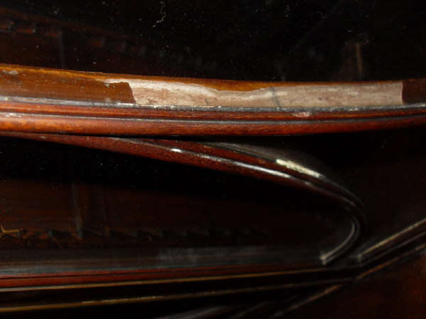 A 19th Century mahogany and inlaid bookcase cabinet, - Image 8 of 11