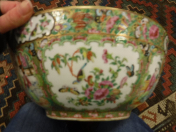 A 19th Century Cantonese famille-rose bowl and charger, - Image 15 of 26