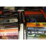 Four boxes of assorted books mainly comprising fiction titles, to include authors IAN RANKIN,