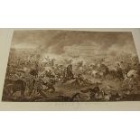 AFTER ALEXANDER SAUERWEID "The Battle of Waterloo, engraving by H R Cook,