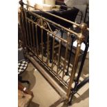 A brass bedstead in the Victorian manner CONDITION REPORTS This is a Victorian 4ft