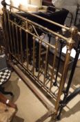 A brass bedstead in the Victorian manner CONDITION REPORTS This is a Victorian 4ft